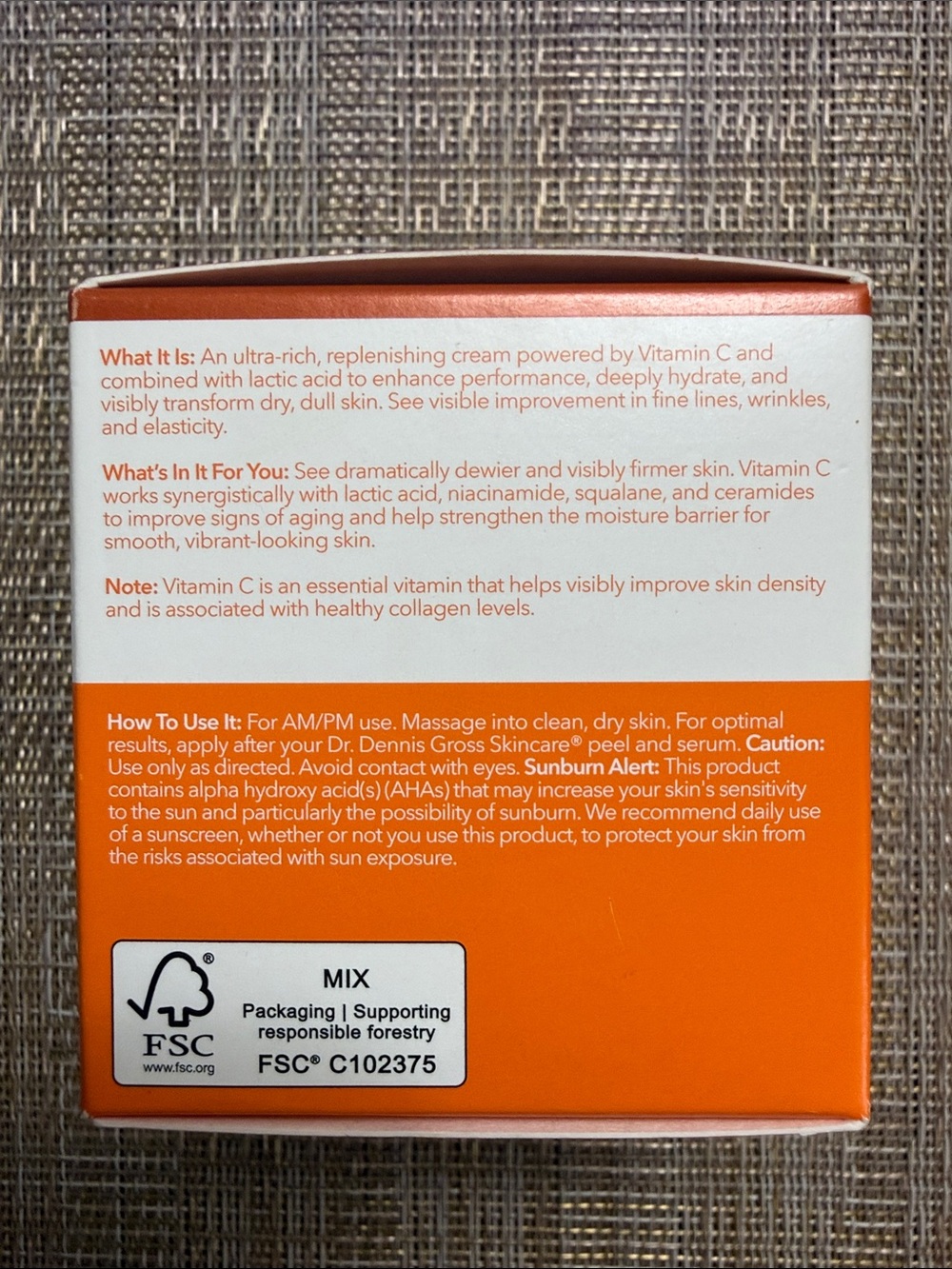Dr. Dennis Gross Vitamin C Lactic Dewy Deep Cream - Picture 3 of 4